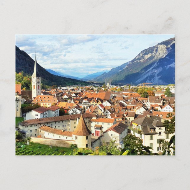 Chur, Switzerland Postcard (Front)