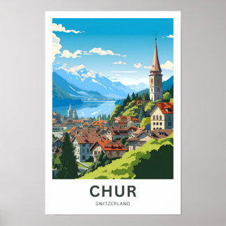 Chur Switzerland Travel Print