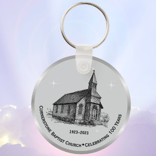 Church Anniversary Souvenir Party Favours  Key Ring