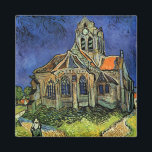 Church at Auvers by Vincent van Gogh Magnet<br><div class="desc">Church at Auvers by Vincent van Gogh is a vintage fine art post impressionism architectural painting. An exterior view of a church with stained glass windows and a figure walking towards the Chapel along a cobblestone path. About the artist: Vincent Willem van Gogh (1853 -1890) was one of the most...</div>
