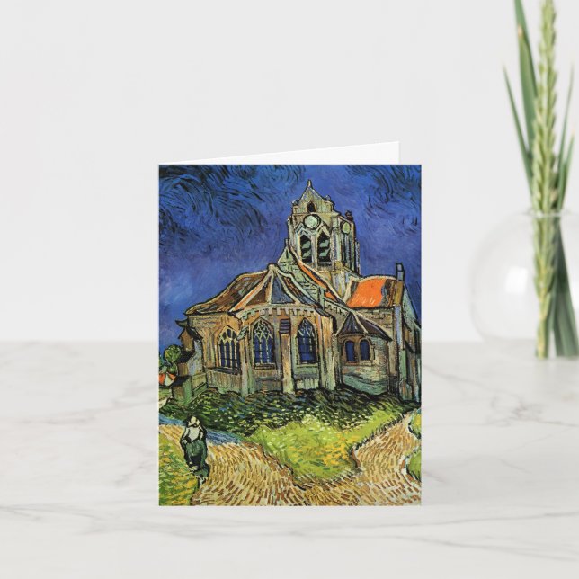 Church at Auvers by Vincent van Gogh Wedding Thank You Card (Front)