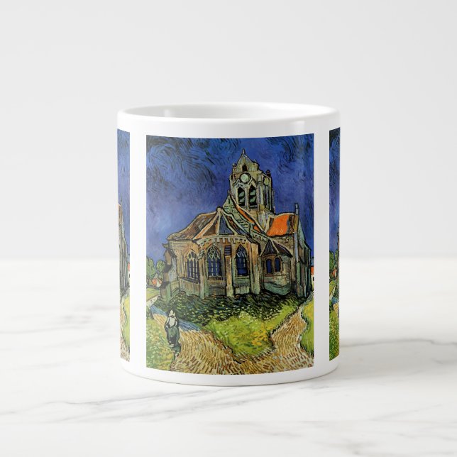 Church at Auvers-sur-Oise by Vincent van Gogh Large Coffee Mug (Front)