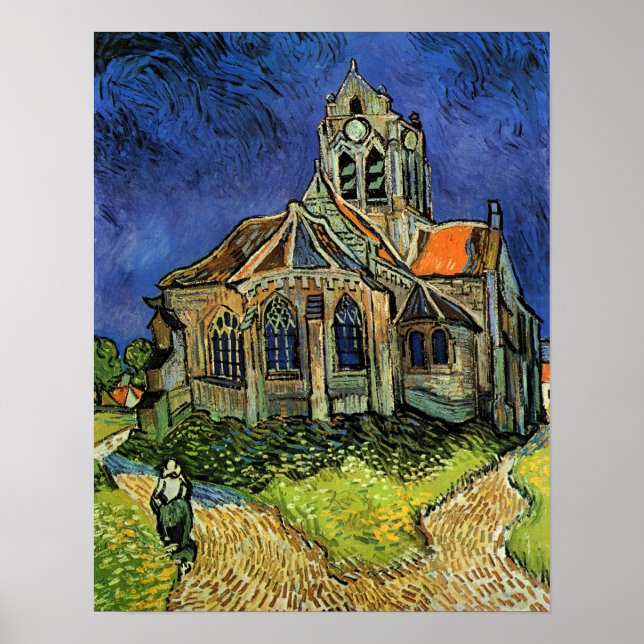 Church at Auvers, The Poster (Front)