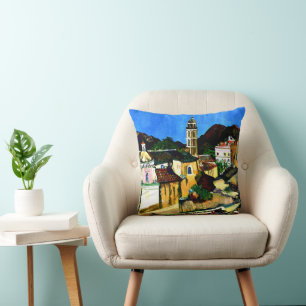 Church at Belgodere, Corsica Cushion