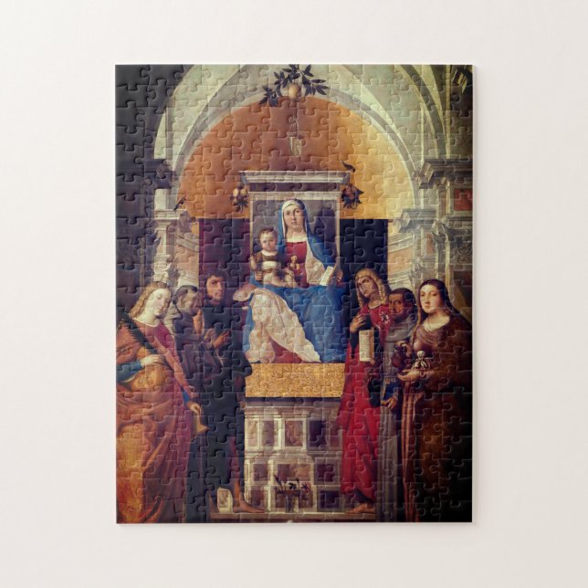 Church Baptism Vintage Mediaeval art Jigsaw Puzzle (Vertical)