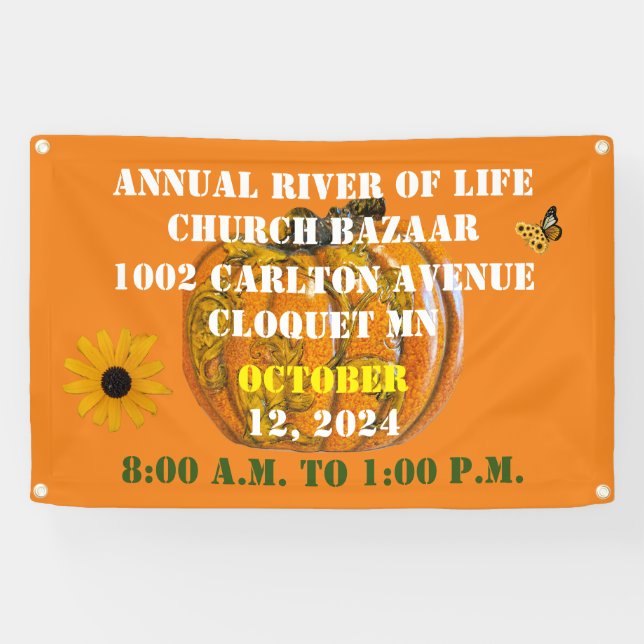 Church Bazaar Banner (Horizontal)