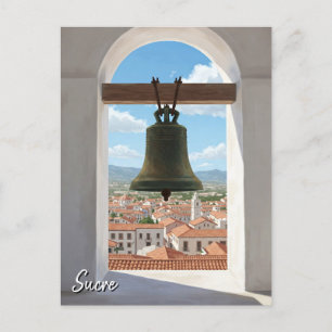 Church Bell in Sucre Bolivia Travel Postcard
