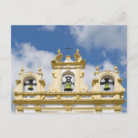 Church bell tower in mountain village of Zahara