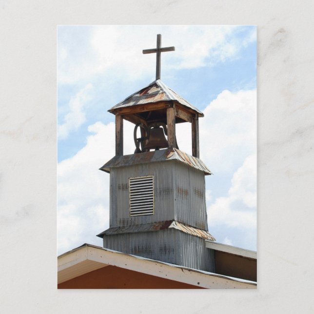 Church Bell Tower in Truchas, New Mexico Postcard (Front)