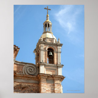 Church Bell Tower, Puerto Vallarta, Mexico Poster