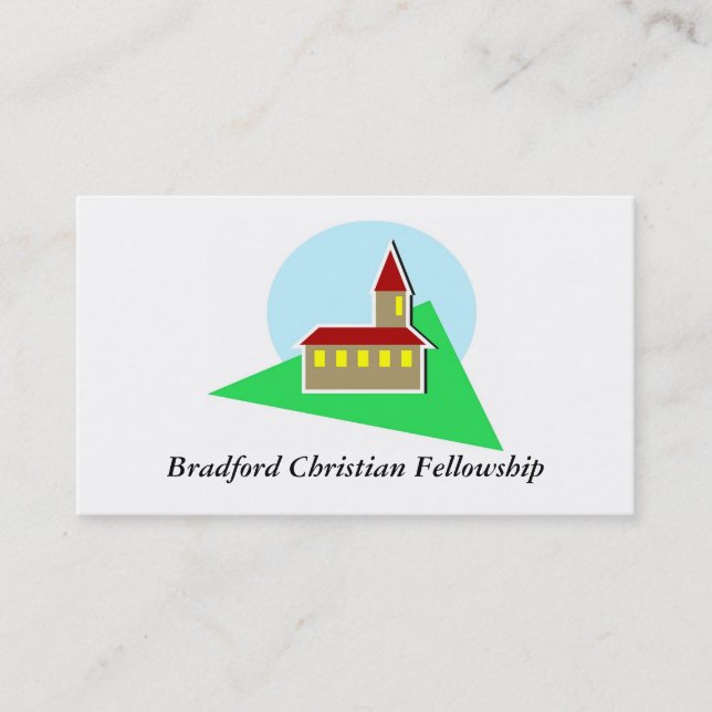 Church, Bradford Christian Fellowship Business Card (Front)