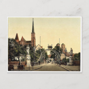 Church Bridge, Breslau, Silesia, Germany (i.e., Wr Postcard