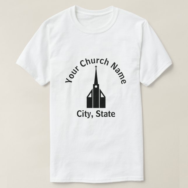 Church Building 1 T-shirt (Design Front)