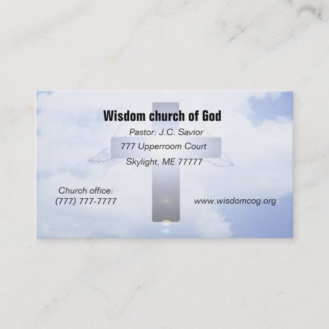 Church Business Card (Front)