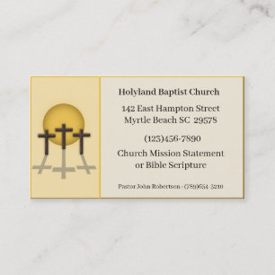 Church Business Cards