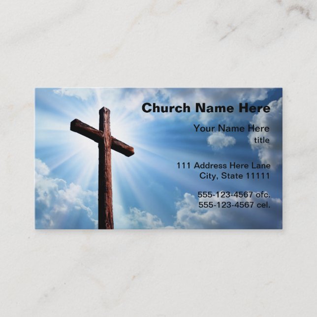 Church Business Cards (Front)