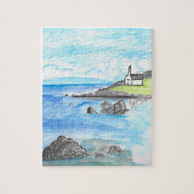 Church by the sea jigsaw puzzle (Vertical)
