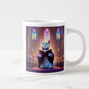 Church Cats Large Coffee Mug