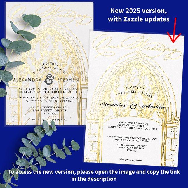 Church Ceremony Celebration, Modern Script Wedding (https://www.zazzle.com/z/aj3thgec?rf=238084119595482329)