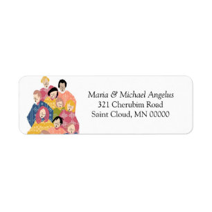 Church Choir Return Address Wedding Labels