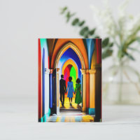"Church" Christian Art Postcard
