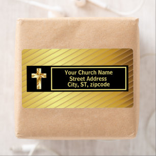 Church Classy Gold And Black Shipping Bibles