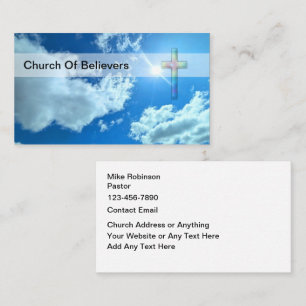 Church Clergy or Faith Based Business Card