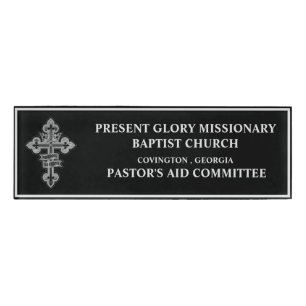 Church committee Name Tag