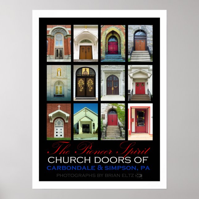 Church Doors of Carbondale & Simpson, PA (2013) Poster (Front)
