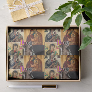 Church Events Christmas Mother Mary Jesus Joseph Tissue Paper