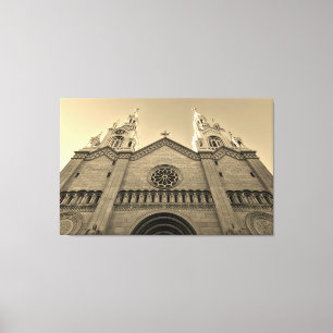 Church Exterior Canvas Print