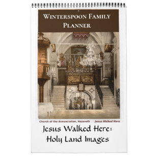Church Family Holy Land Planner Calendar