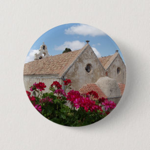 Church Flowers Button