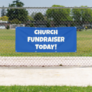 Church Fundraiser Today Banner