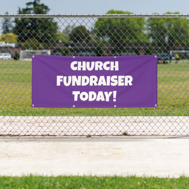 Church Fundraiser Today Banner (Insitu)