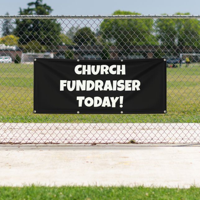 Church Fundraiser Today Banner (Insitu)