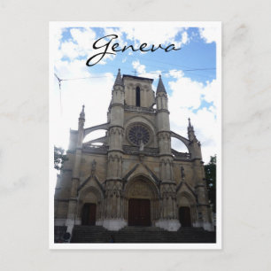 church geneva postcard