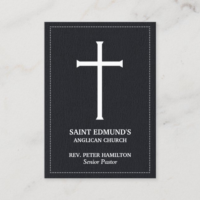 Church Holy Cross Chubby Business Cards (Front)