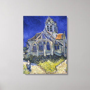 Church in Auvers by Van Gogh Painting Art  Canvas Print