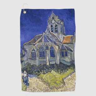 Church in Auvers by Van Gogh Painting Art  Golf Towel