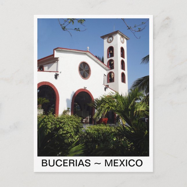 Church in Bucerias Centro Mexico Postcard (Front)
