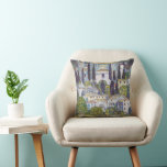 Church in Cassone, Gustav Klimt Cushion<br><div class="desc">Gustav Klimt (July 14, 1862 – February 6, 1918) was an Austrian symbolist painter and one of the most prominent members of the Vienna Secession movement. Klimt is noted for his paintings, murals, sketches, and other objets d'art. In addition to his figurative works, which include allegories and portraits, he painted...</div>