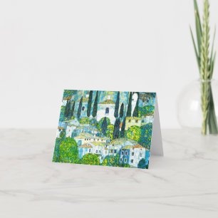 Church in Cassone Gustav Klimt Invitation