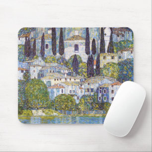 Church in Cassone, Gustav Klimt Mouse Pad