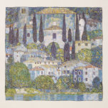 Church in Cassone, Gustav Klimt Scarf<br><div class="desc">Gustav Klimt (July 14, 1862 – February 6, 1918) was an Austrian symbolist painter and one of the most prominent members of the Vienna Secession movement. Klimt is noted for his paintings, murals, sketches, and other objets d'art. In addition to his figurative works, which include allegories and portraits, he painted...</div>