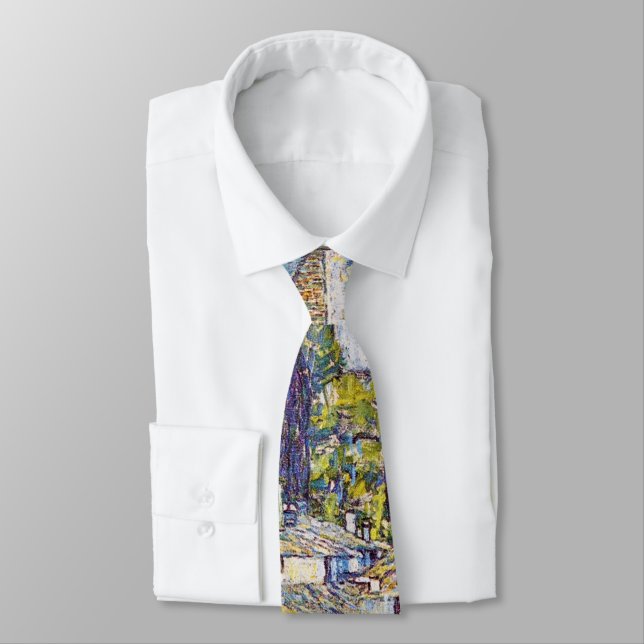 Church in Cassone, Gustav Klimt Tie (Tied)