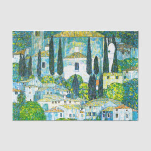 Church in Cassone Gustav Klimt Tissue Paper