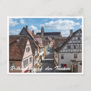 Church in Rothenburg ob der Tauber, Germany Postcard