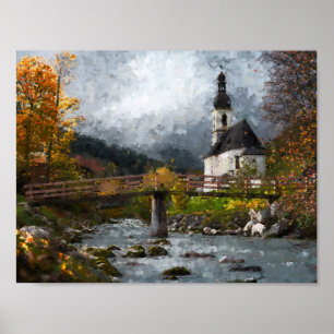 Church in the forest poster