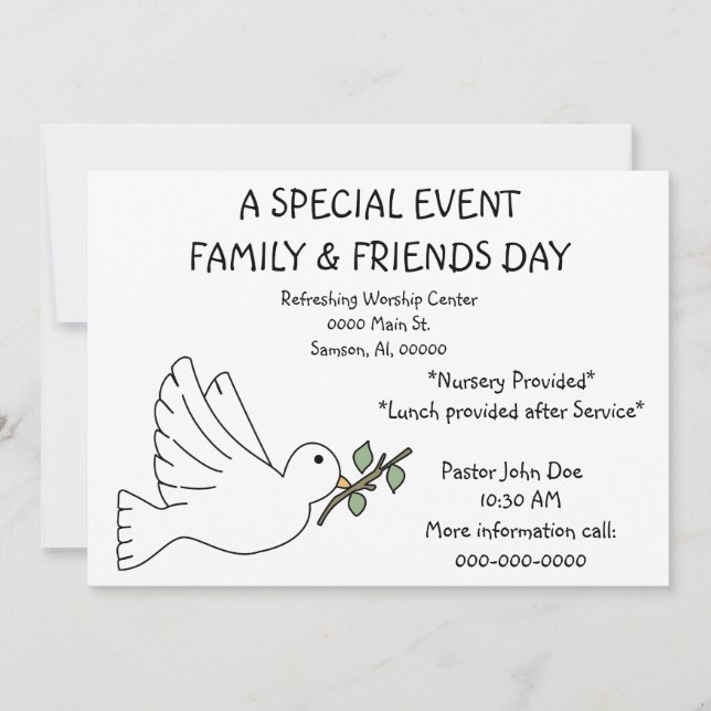 Church Invitation Gathering Special Event (Front)